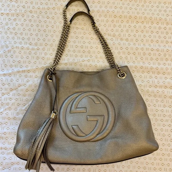 Gucci Metallic Shoulder Bag **PRICE FIRM*** - Picture 6 of 11